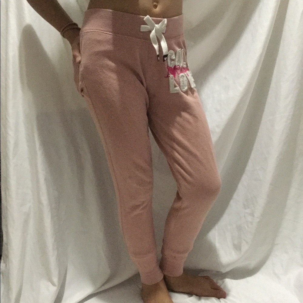 Girls California pink sweatpants